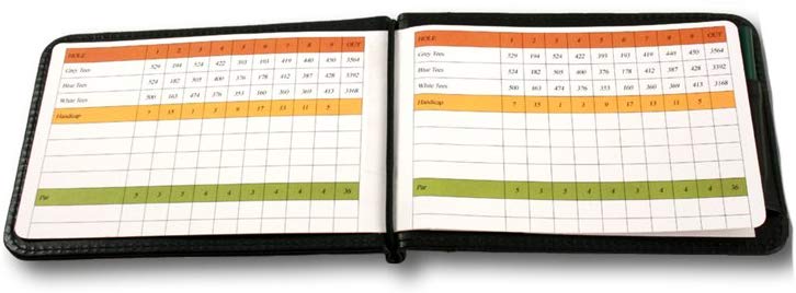 Scorecard Holder 4" x 12"