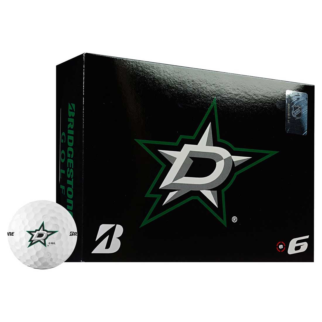 Bridgestone e6 NHL Licensed Dallas Stars Golf Balls