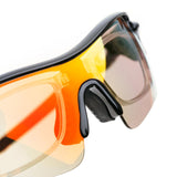 Tour Gear Gloss Black Interchangeable Sunglasses (with 5 Lense)