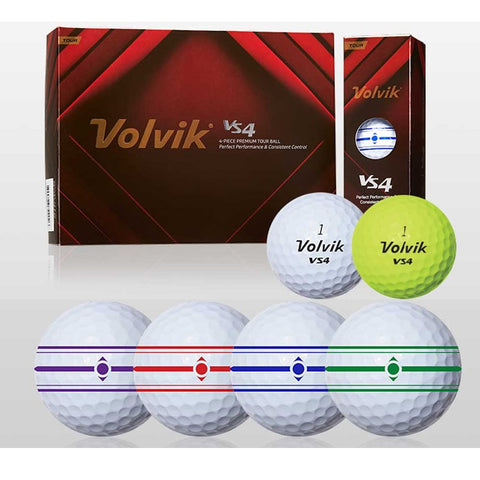 Volvik VS4 Golf Balls - 3 Ball Sleeve
