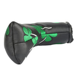 Volf Golf Black Synthetic Leather Shamrock Putter Cover