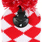 Volf Golf Knit Red White Diamond Headcover Set