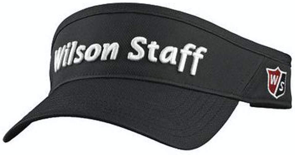 Casquette Wilson Staff Homme - Visière Courbée - Blanc - Taille Réglable - Polyester Respirant