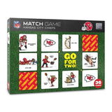 You the Fan! NFL Kansas City Chiefs Memory Match Game