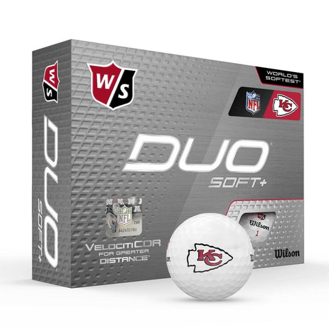Wilson Staff Duo Soft + NFL Team Licensed Golf Balls