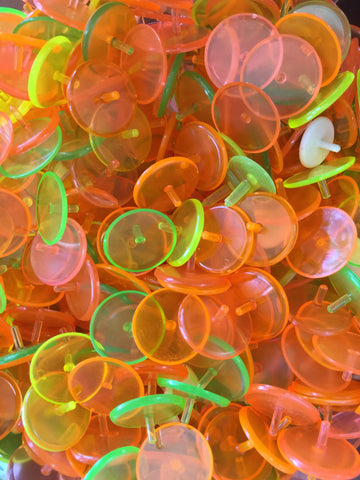 Citrus Plastic Jar Ball Markers